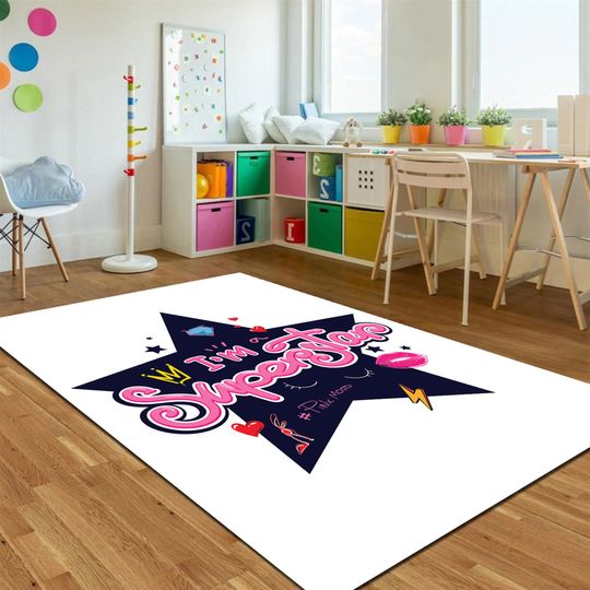 Discover Star Pattern Round Rug