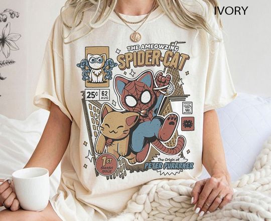 Discover Spider Cat Shirt, The Ameowzing Spider Cat, The Spider-Verse Shirt
