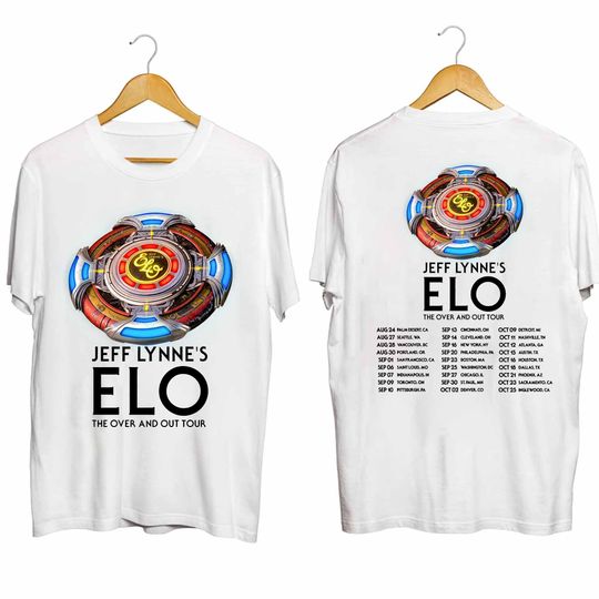 Discover Jeff Lynne's ELO - The Over and Out Tour 2024 Shirt