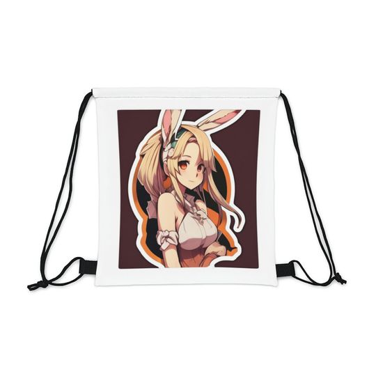 Discover Anime Girl Outdoor Drawstring Bag