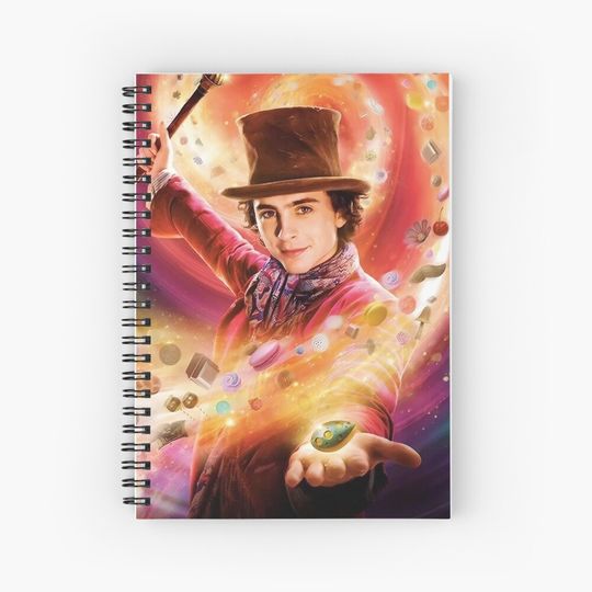 Discover Wonka Timothée ChalametSpiral Notebook