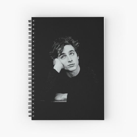 Discover Timothée Chalamet Spiral Notebook