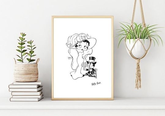 Discover Betty Boop Poster Print, Printable Betty Boop Wall Print