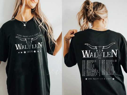Discover Wallen Western Tour 2024 T-Shirt