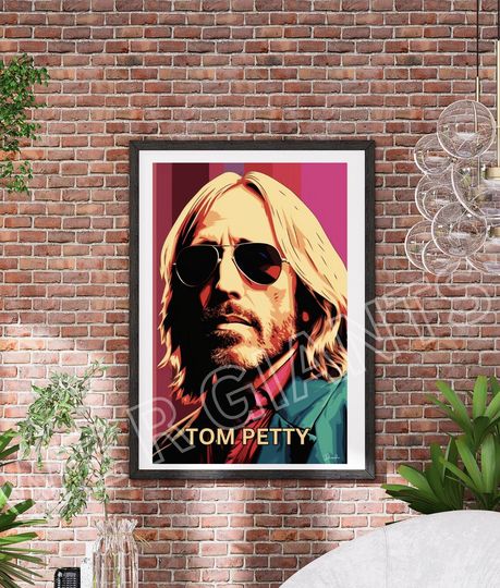 Discover Tom Petty Rock Legend Poster