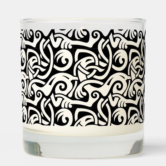 Discover Viking Celtic Intertwining Animal Pattern Scented Candle