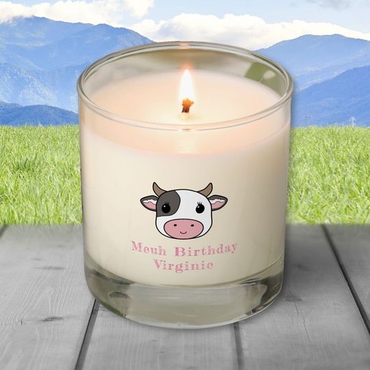 Discover Birthday Cute Cow Scented Candle