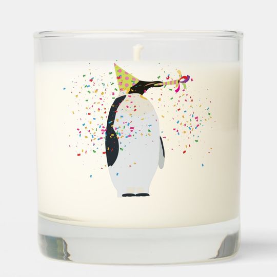 Discover Penguin Partying Animals Having A Party Scented Candle