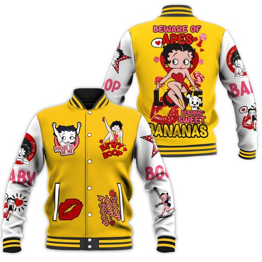 Discover Betty Boop Baseball Jacket