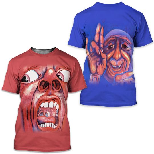 Discover king krimson music vintage 3D Tshirt