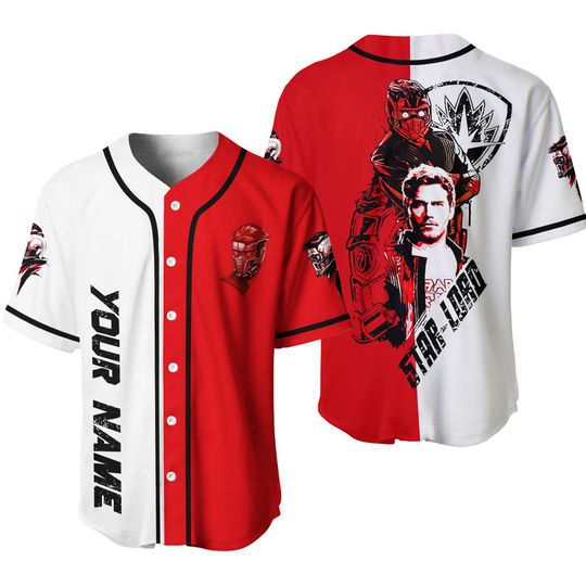 Discover Personalized Star Lord Guardian Of The Galaxy Baseball Jersey