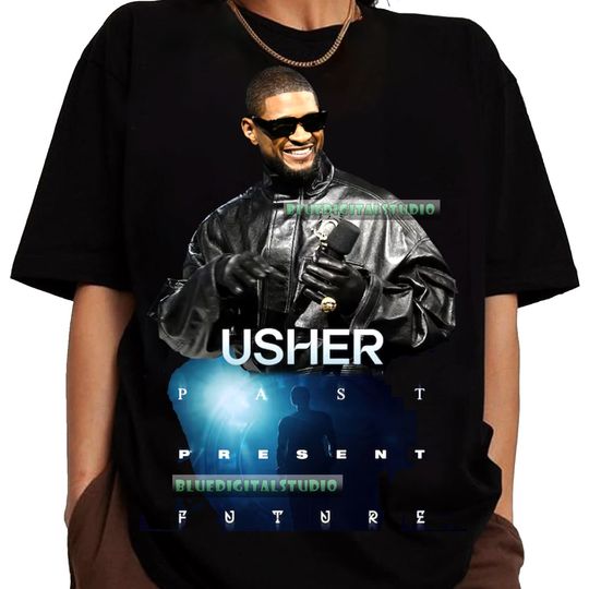 Discover 2024 Usher Past Present Future Tour Shirt, Usher Concert 2024 Shirt