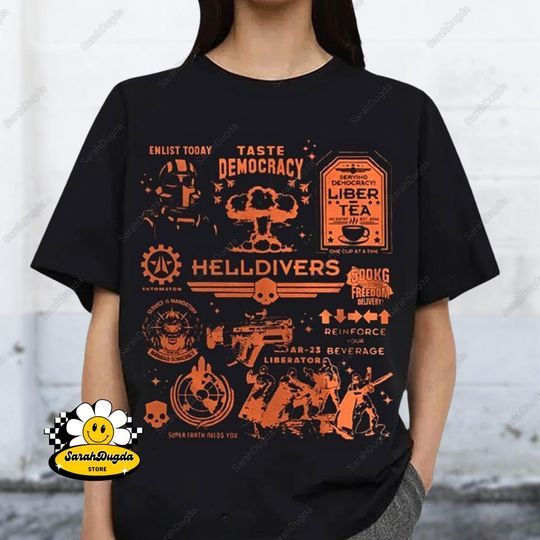 Discover Funny Helldivers 2 Shirt
