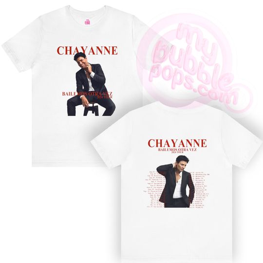 Discover Chayanne "Bailemos Otra Vez" 2024 Tour Shirt