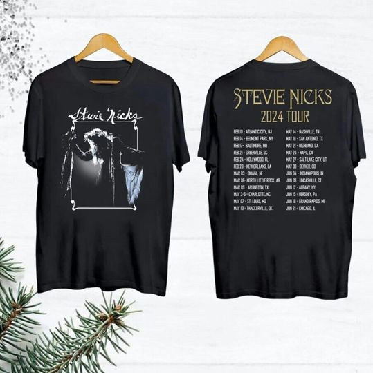Discover Vintage Stevie Nicks Shirt, Stevie Nicks Live In Concert 2024 Shirt