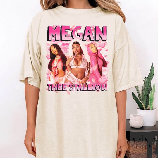 Discover Megan Thee Stallion Shirt, Vintage Megan Thee Stallion 90s Shirt