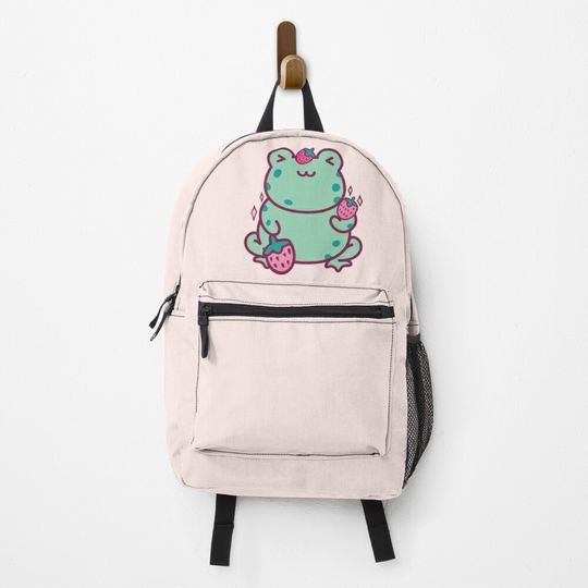 Discover Strawberry Frog Backpack