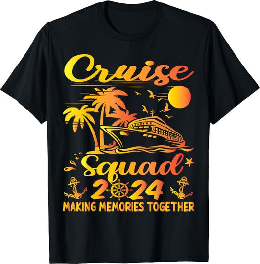 Discover Cruise Squad 2024 Vacation Matching Family Group T-Shirt