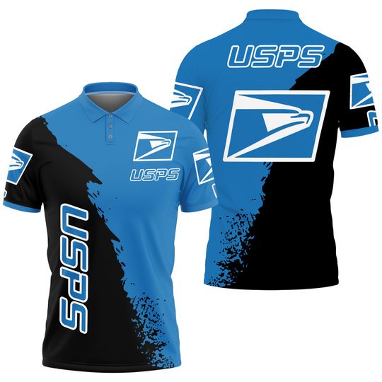 Discover Postal Service United SPS 3D Printed Polo Shirt