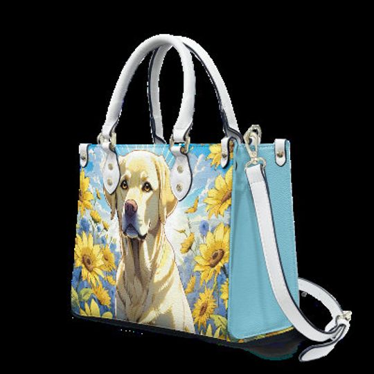 Discover Labrador Leather Bag, Animal Lover Handbag