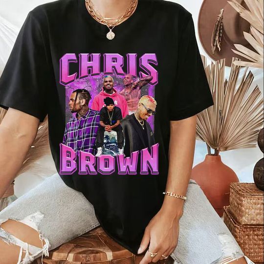 Discover Vintage Chris Brown T-Shirt, Chris Brown Tee, Bootleg Hip Hop Shirt