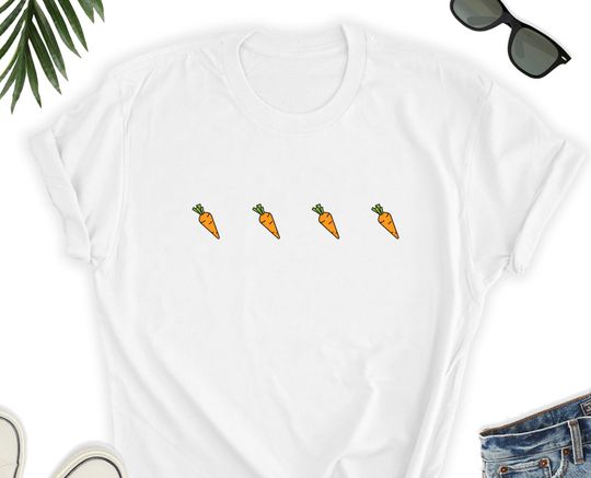 Discover Cute Carrots Icon Lover Vegetables T-Shirt