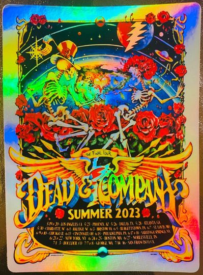 Discover DEAD AND COMPANY SUMMER TOUR 2023 POSTER