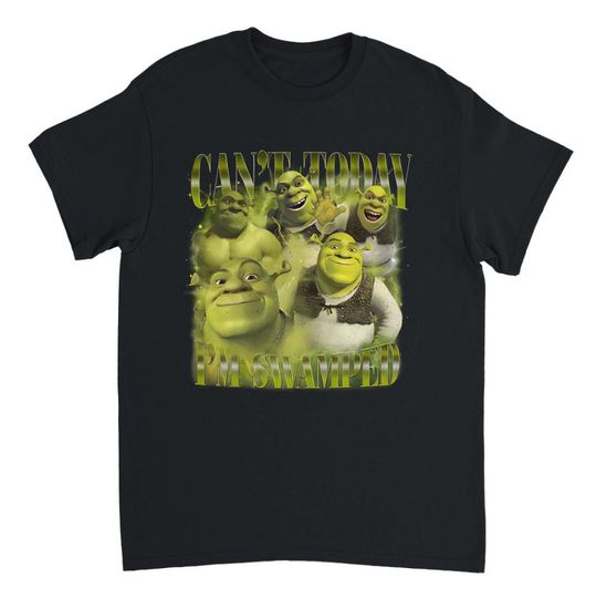 Discover Can't Today I'm Swamped Shrek T-Shirt, Shrek