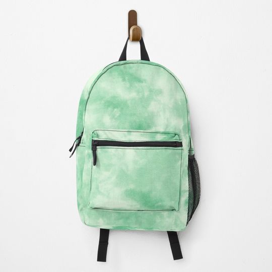 Discover Green Tie Dye Print Backpack