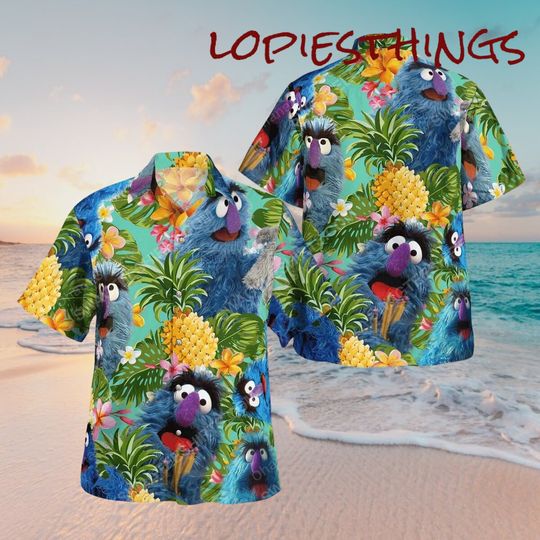 Discover The Muppet Show Herry Monster Tropical Hawaiian Shirt