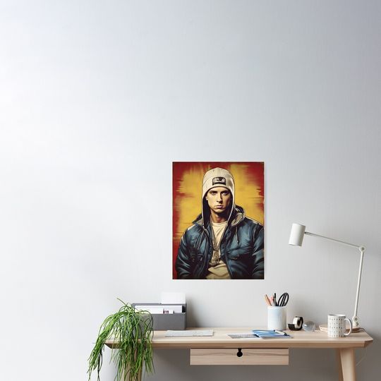 Discover Eminem Poster, Eminem Rapper Home Decor