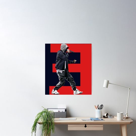 Discover Eminem Poster, Eminem Rapper Home Decor