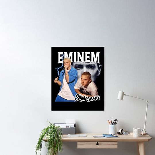 Discover Eminem Poster, Eminem Rapper Home Decor