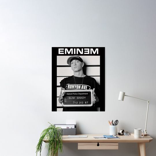 Discover Eminem Poster, Eminem Rapper Home Decor