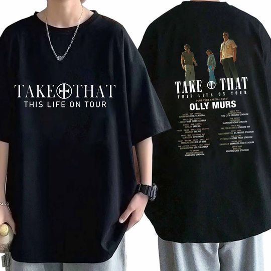 Discover Take That This Life On Tour 2024 Shirt, Take That Concert 2024 T-Shirt