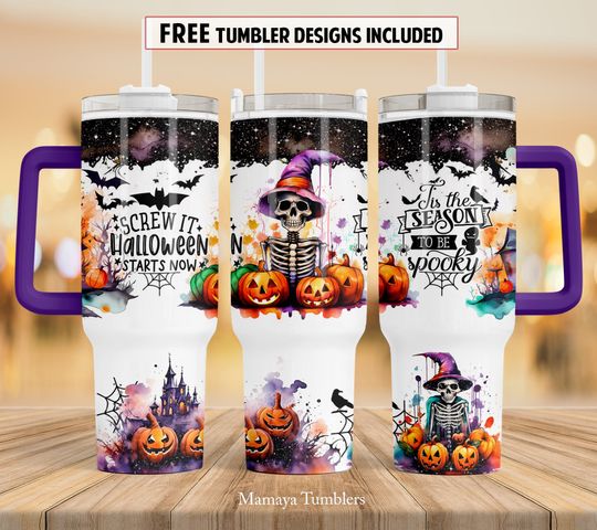 Discover Tis the season to be spooky 40 oz Quencher tumbler