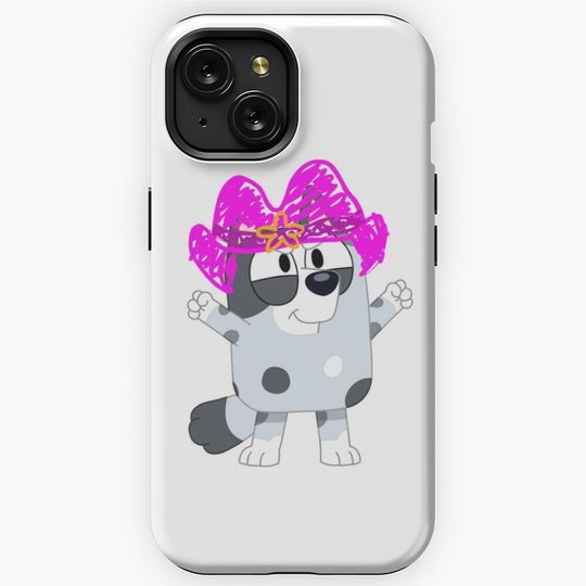 Discover Muffin Heeler Cowboy Hat BlueyDad iPhone Case