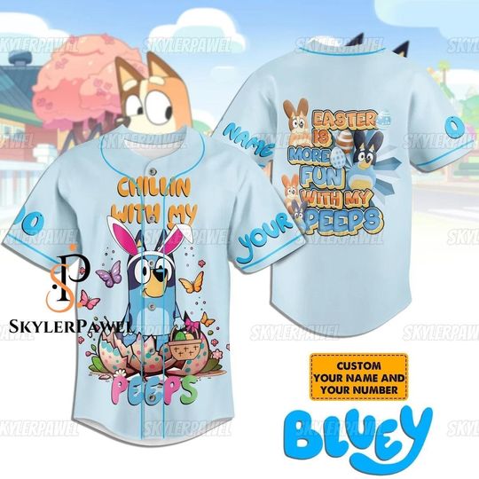 Discover Personalized BlueyDad Baseball Jersey