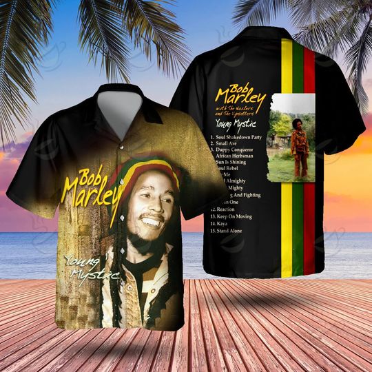 Discover Young Mystic Bob Marley Hawaiian Shirt, Music Lovers