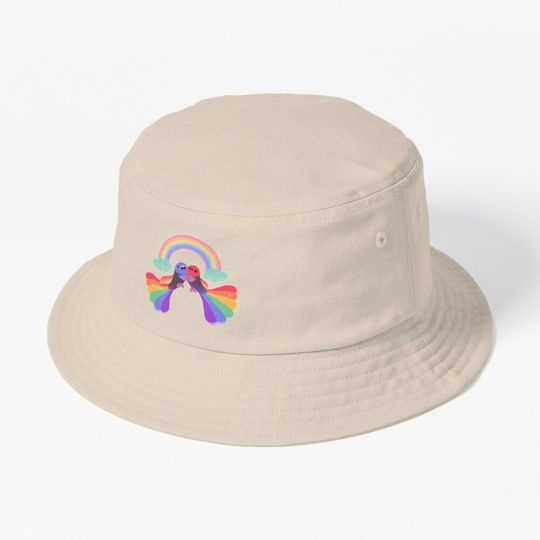 Discover Rainbow Guppy Bucket Hat