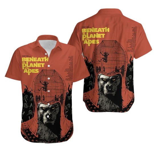 Discover Classic Movie Planet of The Apes Hawaiian Shirt