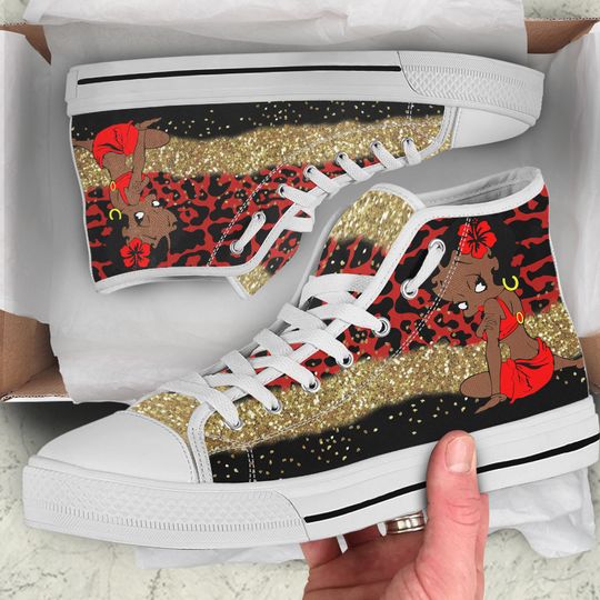 Discover African Betty boop shoes