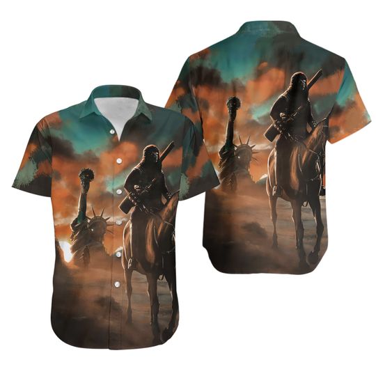 Discover Planet Of The Apes Hawaiian Shirt