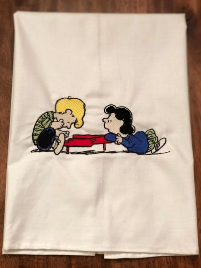 Discover Embroidered Lucy & Schroeder Snoopy At Piano
