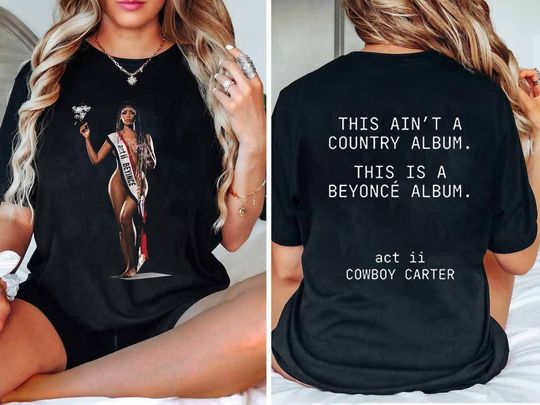 Discover Beyonce Cowboy Carter Shirt Beyinc Vinyl Art, Country Music