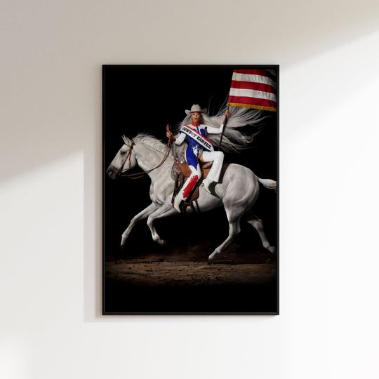 Discover Beyonce Cowboy Carter Poster, Beyonce Wall Gift, Cowboy Carter Printable Poster