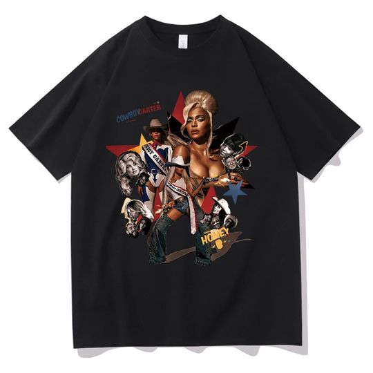 Discover Hot Beyonce Cowboy Carter Ablum T-Shirts Summer