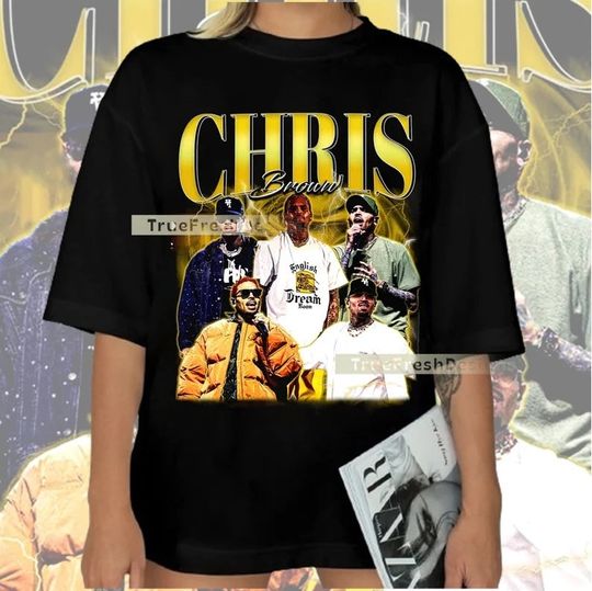 Discover Vintage 90s Graphic Style Chris Brown Shirt, Chris Brown
