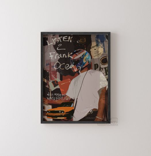 Discover Frank Ocean Poster, Blond Album, Channel Orange Poster