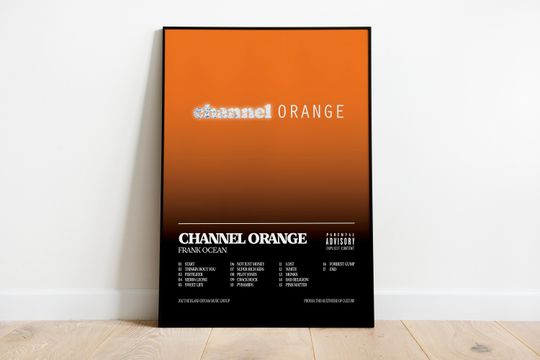 Discover Frank Ocean Channel Orange Album Poster